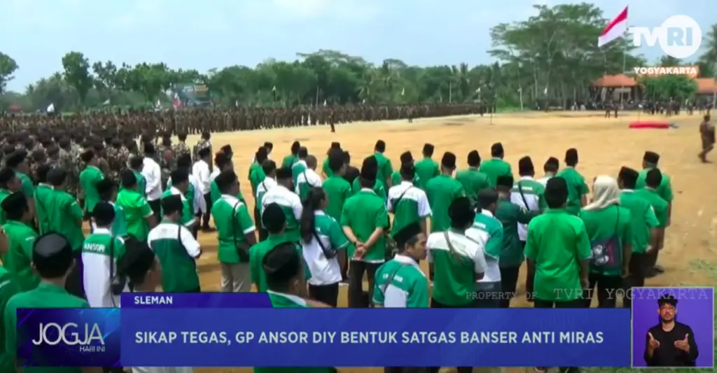 Satgas Banser Anti Miras GP Ansor DIY