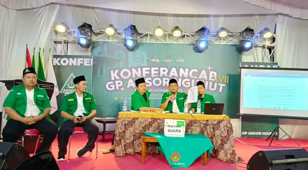 Proses Pemilihan Ketua PAC GP Ansor Ngunut